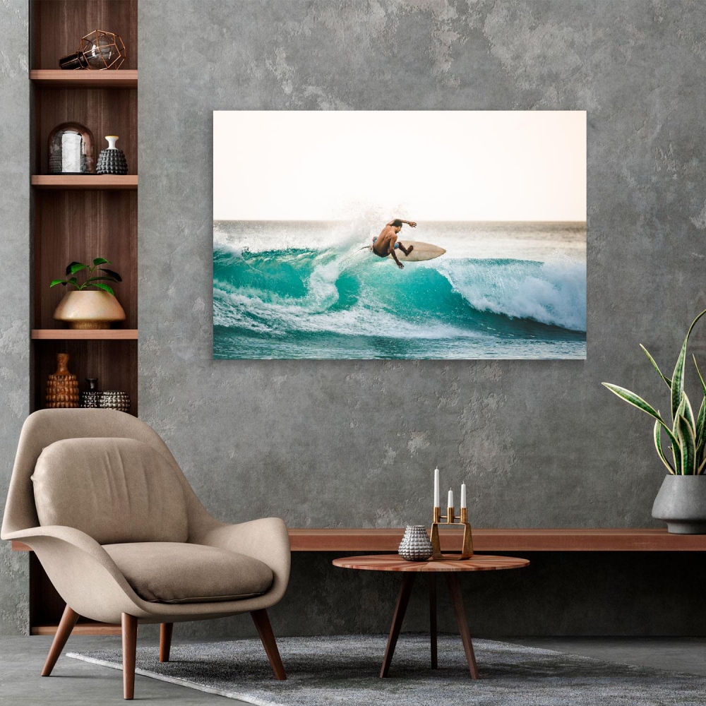 

Картина на холсте Природа Man Catching Waves In Ocean 45х60 см.