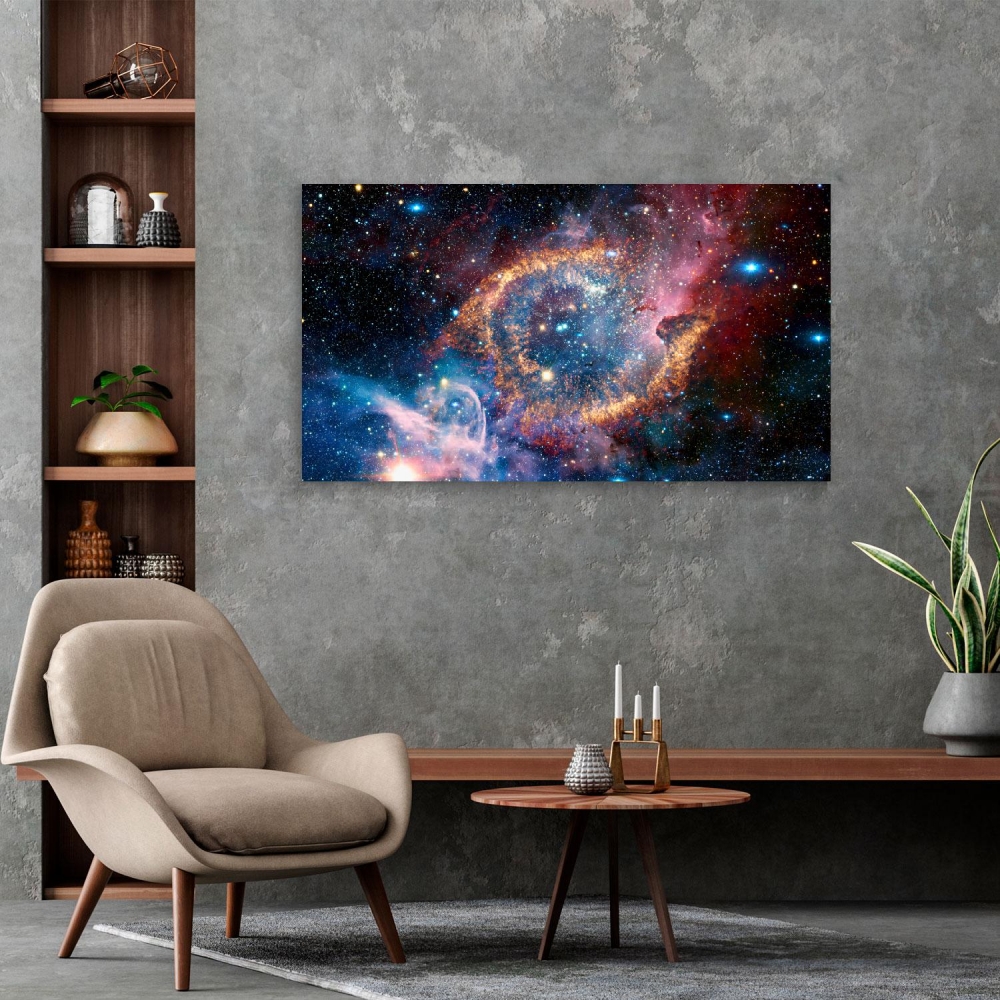 

Картина на холсте Космос Spiral Nebula 40х80 см.