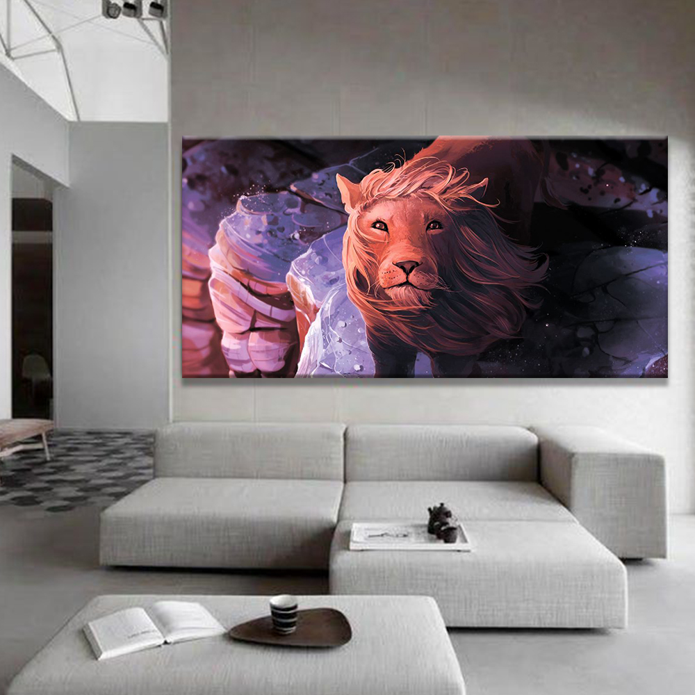 

Картина на холсте Животные Lioness See 90х180 см.