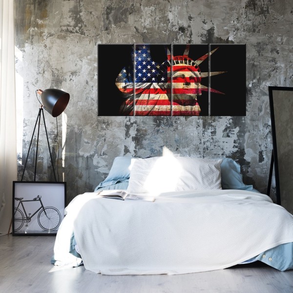 

Картина на холсте Модульные Liberty 90х180 см.
