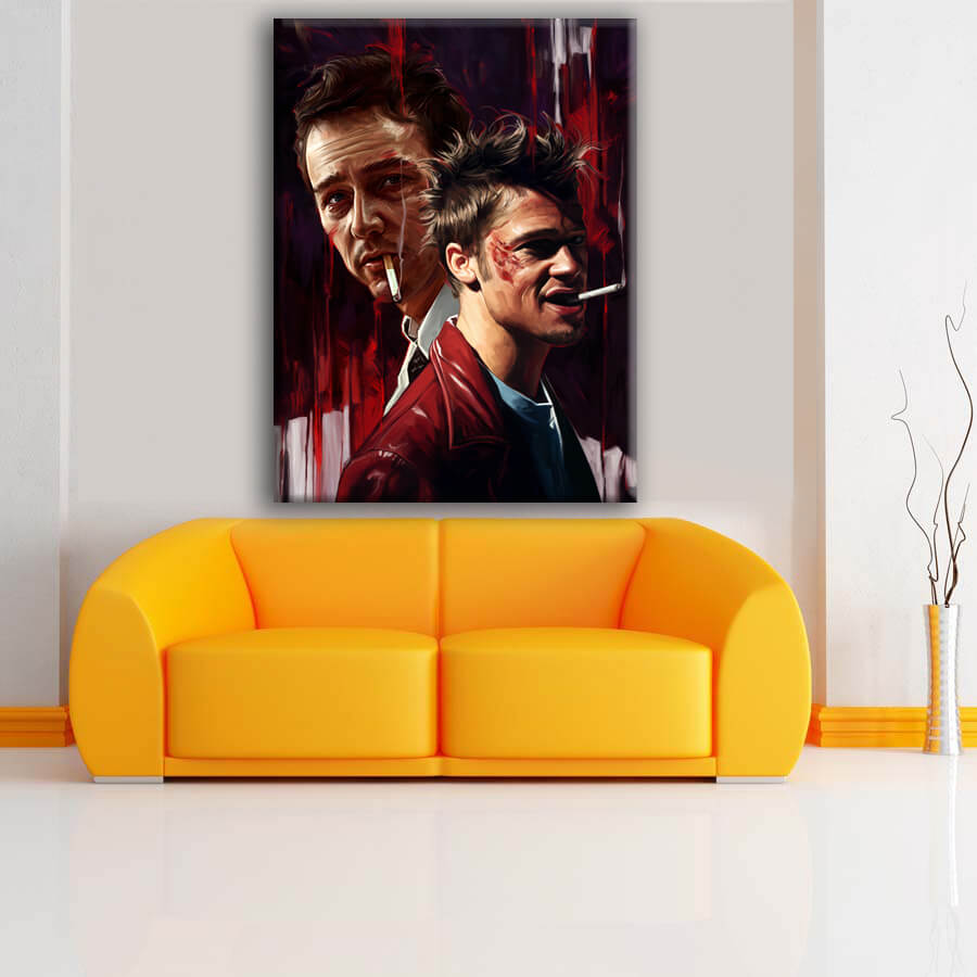 

Картина на холсте Фильмы/сериалы Fighting Club 110х150 см.
