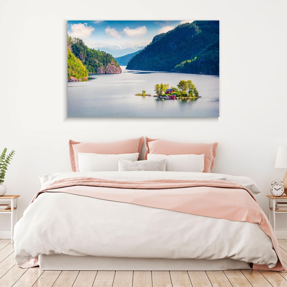 

Картина на холсте Природа Magnificent View With Small Island 40х80 см.