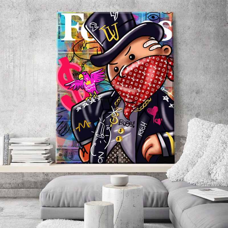 

Картина на холсте Урбан Арт Freedom Art 110х150 см.