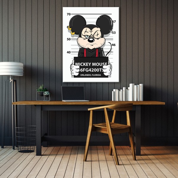 

Картина на холсте Фильмы/сериалы Mickey Prisoner 110х150 см.