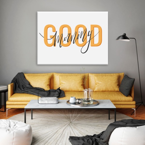 

Картина на холсте Для дома Good Morning 110х150 см.