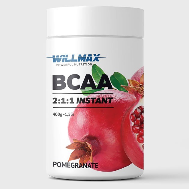 

Аминокислоты Бцаа Вилмакс / Willmax Bcaa 2:1:1 400 г гранат