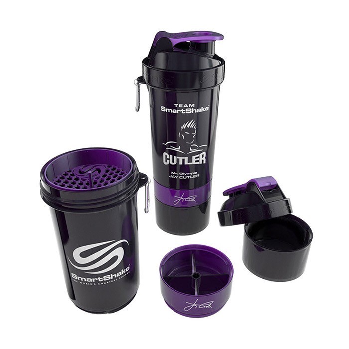 Шейкер 3-х камерный SMART SHAKER SIGN JAY CUTLER 6020027 600мл  черный-фиолетовый – низкие цены, кредит, оплата частями в интернет-магазине  ROZETKA от продавца: Червоний жук