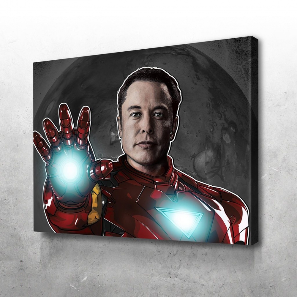 

Картина на холсте Фильмы/сериалы Iron Elon 90х120 см.