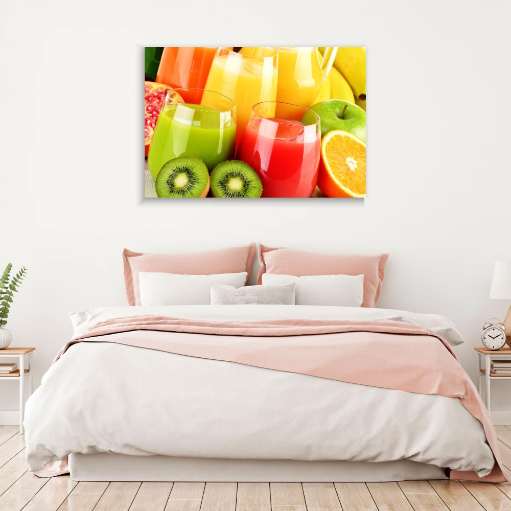 

Картина на холсте Для кухни Juice And Fruit 50х65 см.