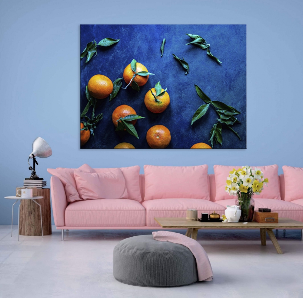 

Картина на холсте Для кухни Tangerin 110х150 см.