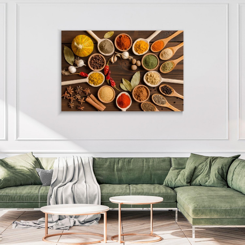 

Картина на холсте Для дома Set Indian Spices 45х60 см.