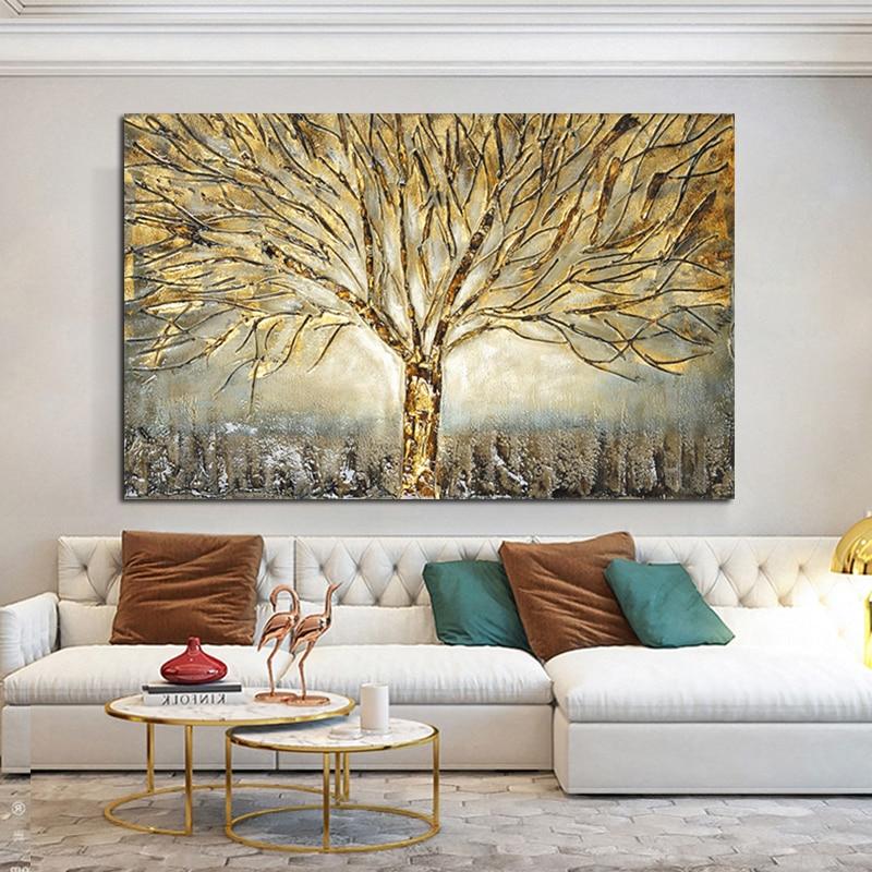 

Картина на холсте Для дома Golden Oak Tree 90х120 см.