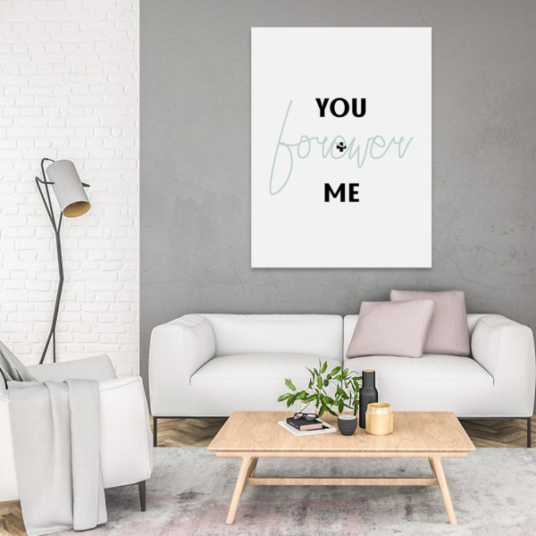 

Картина на холсте Для дома You + Me 110х150 см.
