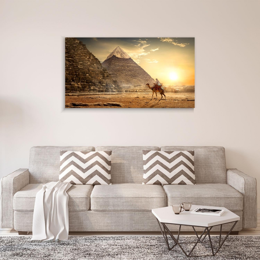 

Картина на холсте Природа Camel And Desert 50х100 см.