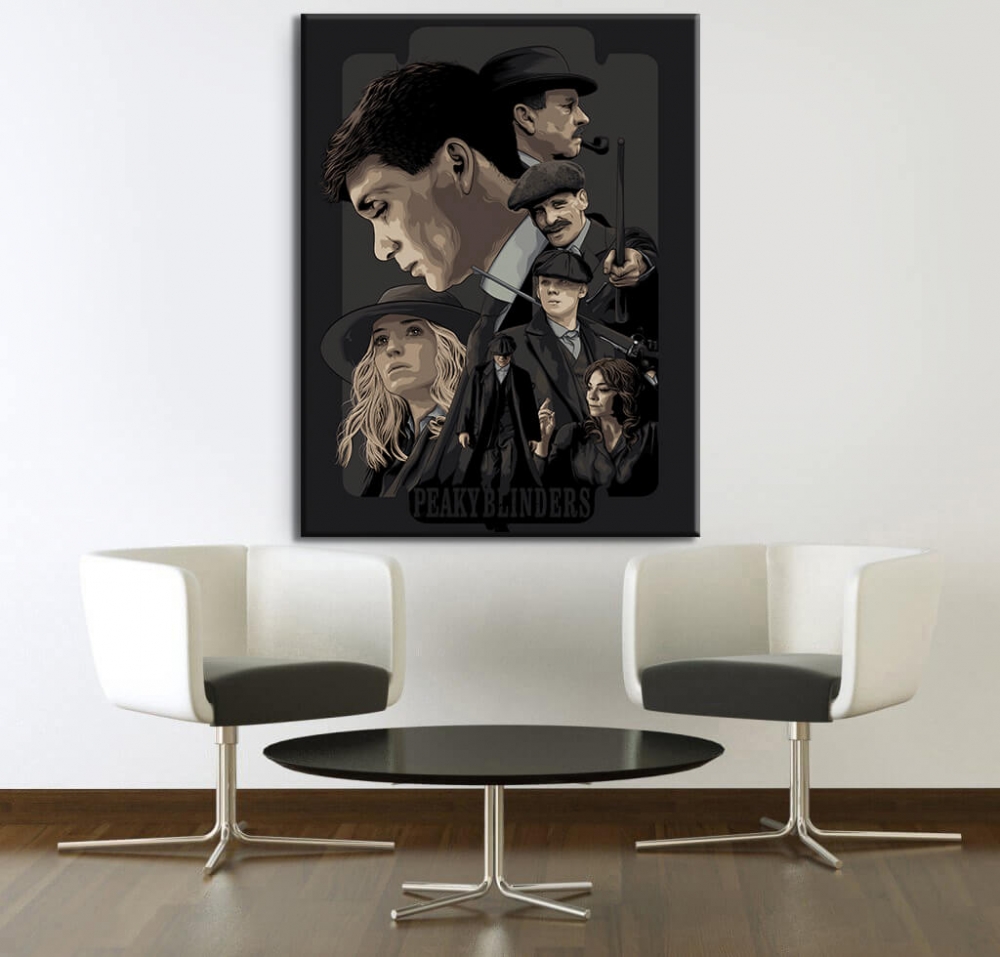 

Картина на холсте Фильмы/сериалы The Peaky Blinders 110х150 см.