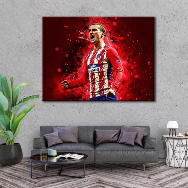 

Картина на холсте Cпорт Antoine Griezmann 90х180 см.