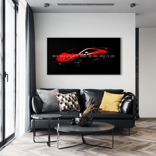 

Картина на холсте Мотивация Drive For Life 90х180 см.