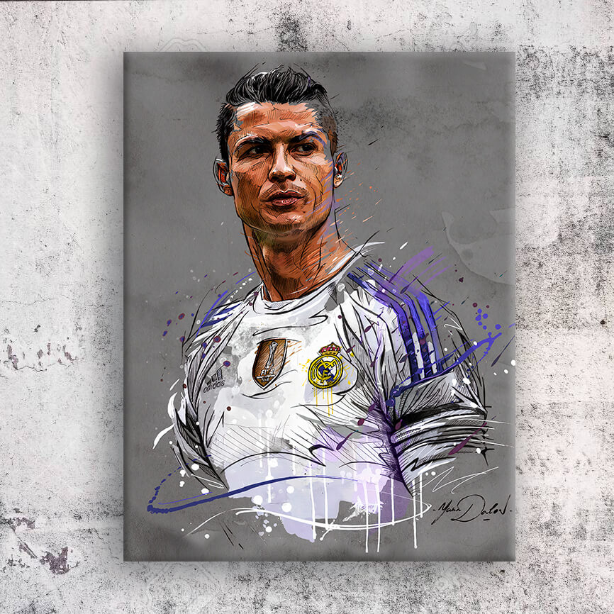 

Картина на холсте Личности Cristiano Ronaldo 110х150 см.