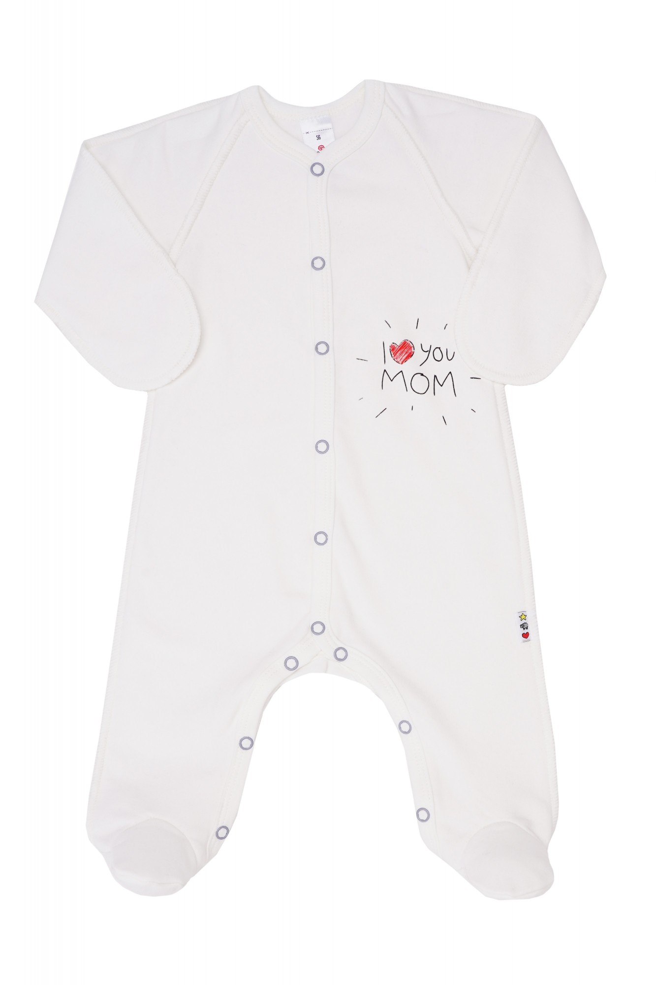 

Человечек София I love Mom 45-50 см Молочный 3303