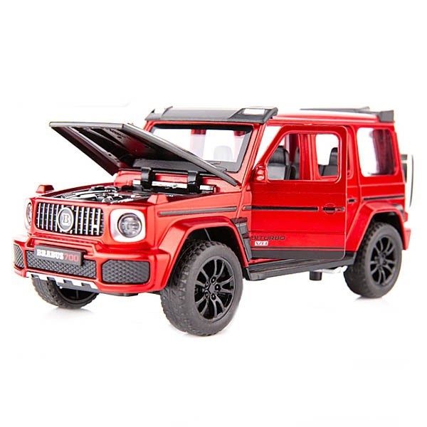 

Машинка коллекционная AutoExpert Mercedes Brabus G700 металлическая модель в масштабе 1:32 красная
