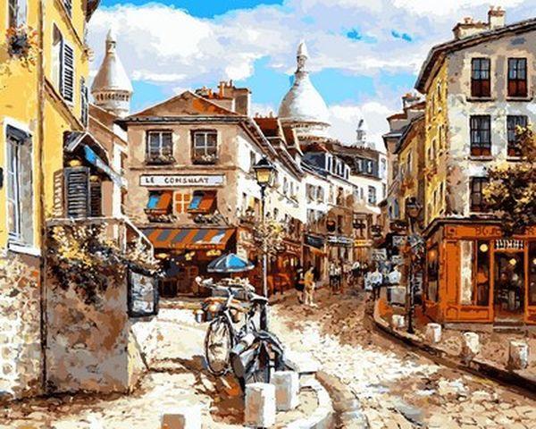 

Картина по номерам 40×50 см. Babylon Монмартр Сакре-Кер (VP 1035)