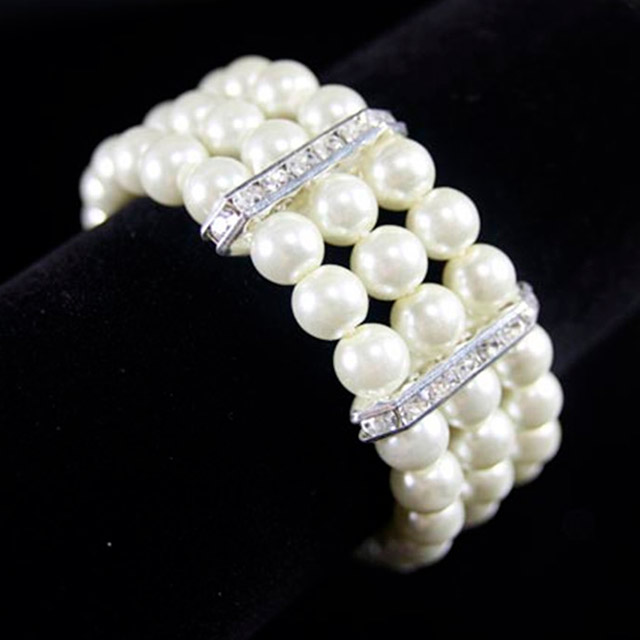 

Браслет на резинке С жемчугом DiaDemaGrand Серебряный с белым жемчугом (121905-15-2)