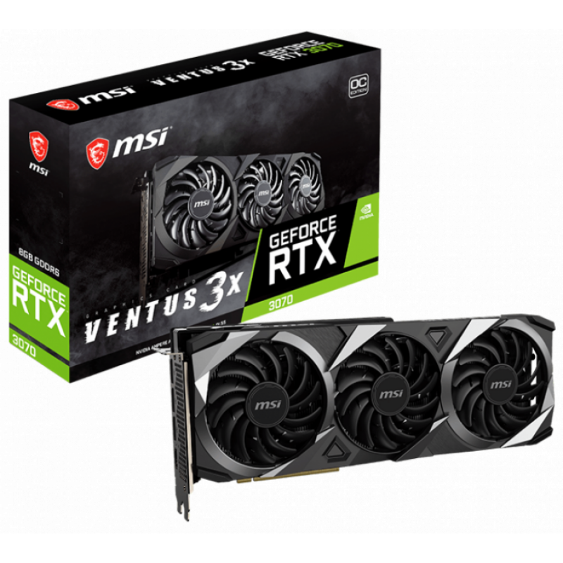 

Видеокарта MSI GeForce RTX 3070 VENTUS 3X OC