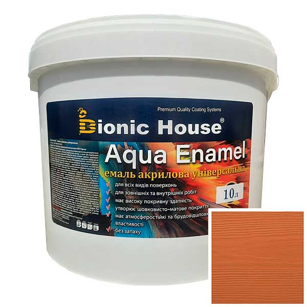 

Краска-эмаль для дерева Bionic-House Aqua Enamel 10л Мокко