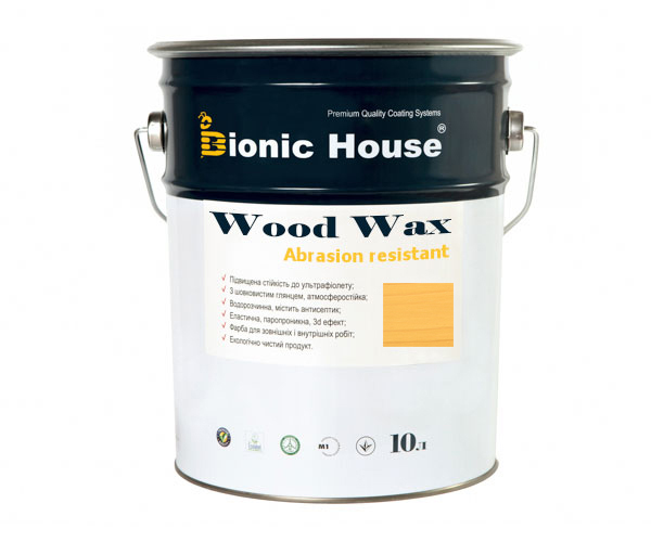 

Краска для дерева WOOD WAX Bionic-House 10л Светлый дуб А126