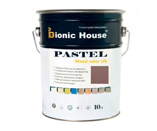 

Краска для дерева PASTEL Wood Color Bionic-House 10л Королевский Индиго