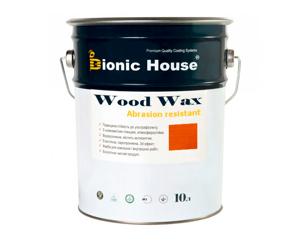 

Краска для дерева WOOD WAX Bionic-House 10л Янтарь