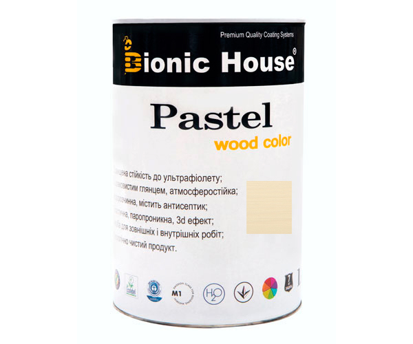 

Краска для дерева PASTEL Wood Color Bionic-House 0,8л КапучиноР203