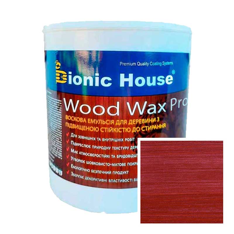

Краска для дерева WOOD WAX PRO безцветная база Bionic-House 2,5л Вишня