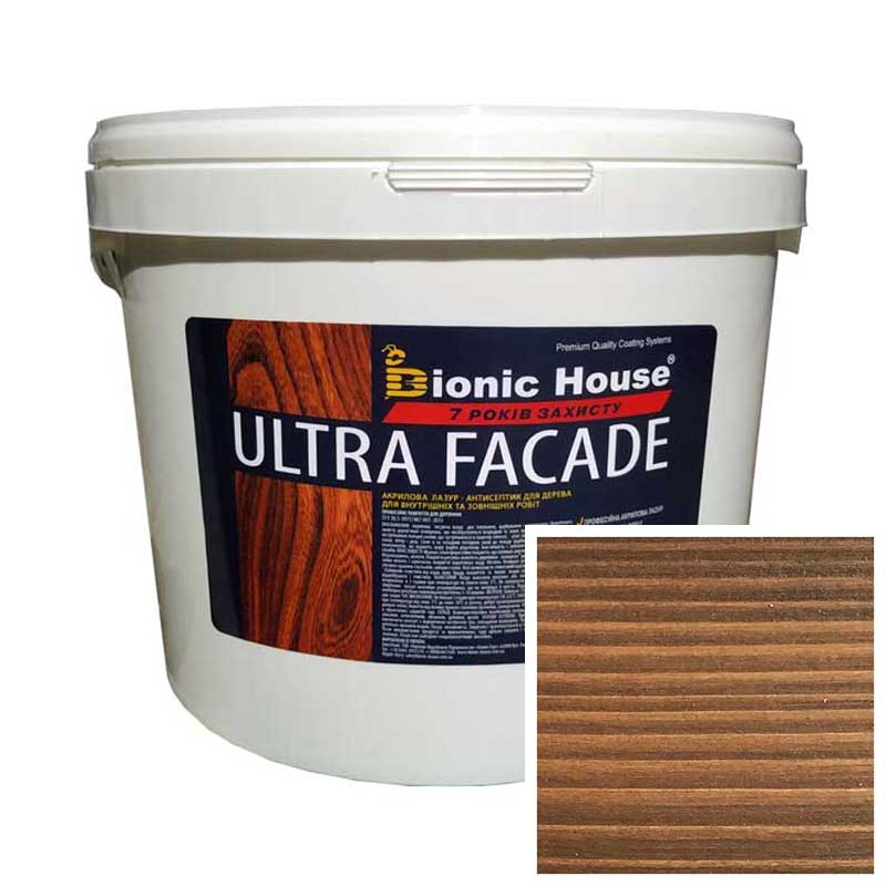 

Краска для дерева фасадная, длительного срока службы ULTRA FACADE 10л Кедр