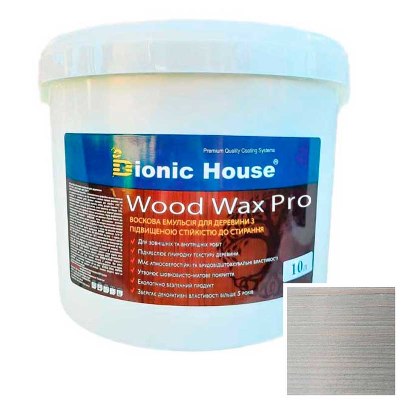 

Краска для дерева WOOD WAX PRO безцветная база Bionic-House 10л Белый Мрамор