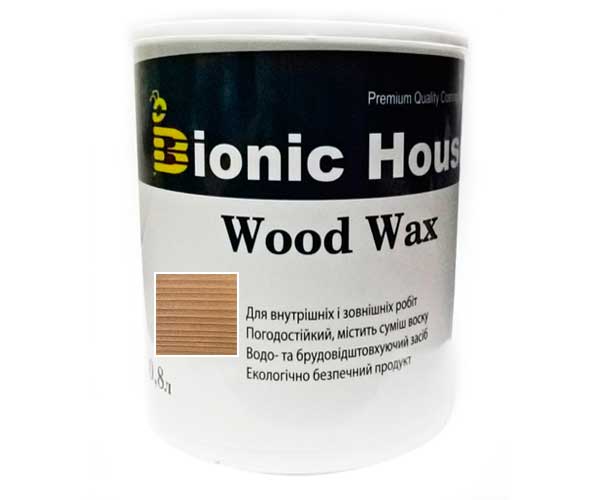 

Краска для дерева WOOD WAX Bionic-House 0,8л Клен
