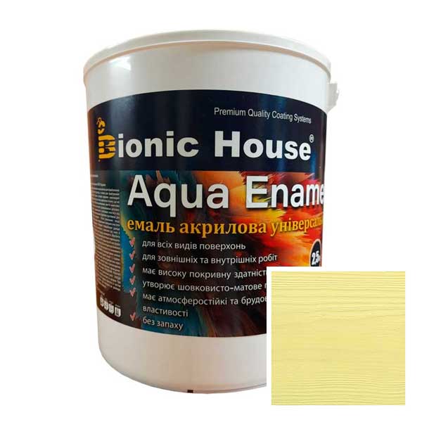 

Краска-эмаль для дерева Bionic-House Aqua Enamel 2,5л Фисташковый