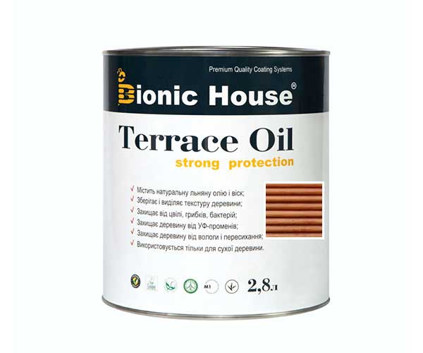 

Масло для терасс Bionic-House 2,8л Миндаль