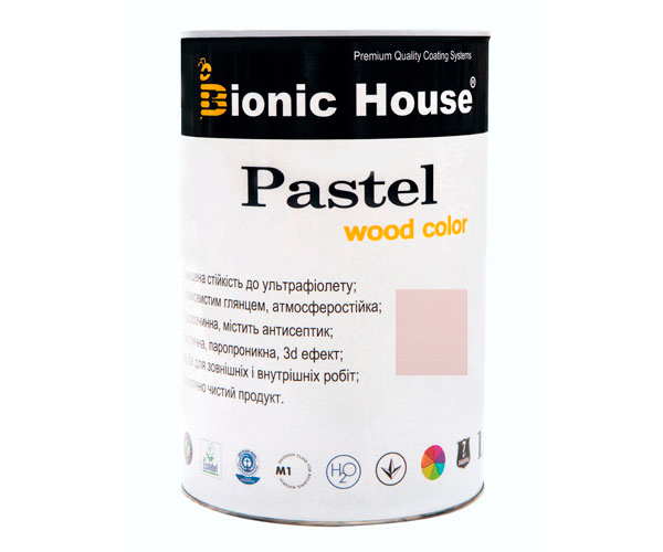 

Краска для дерева PASTEL Wood Color Bionic-House 0,8л Фиалка Р207