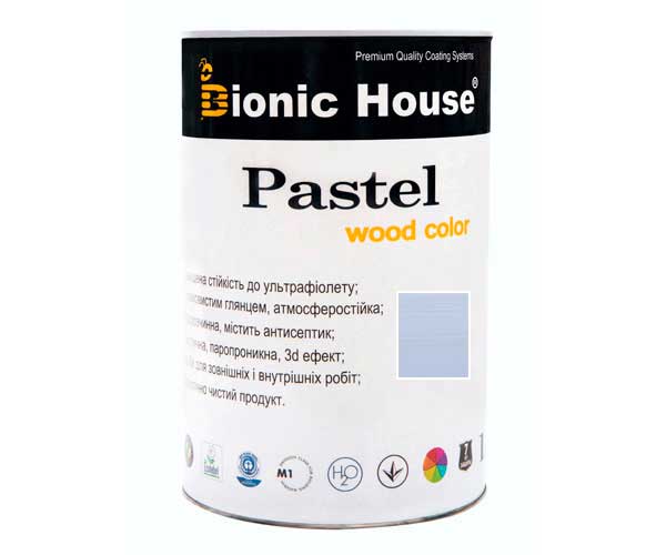 

Краска для дерева PASTEL Wood Color Bionic-House 0,8л Баунти