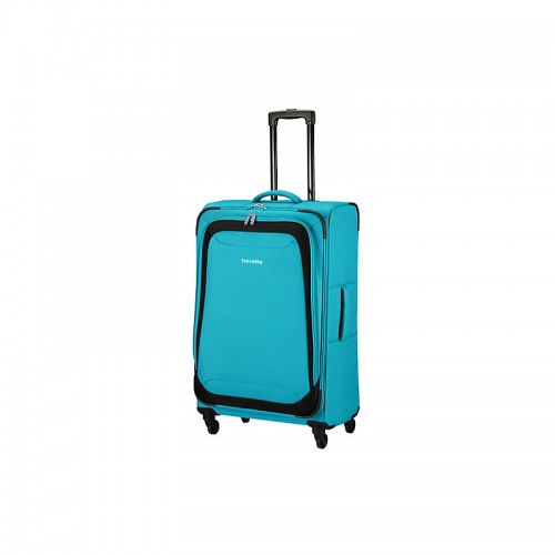 

Чемодан Travelite Naxox L большой на 4 колесах бирюзовый