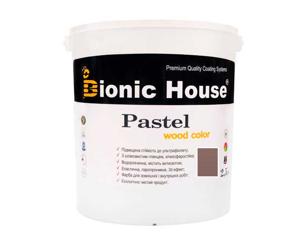 

Краска для дерева PASTEL Wood Color Bionic-House 2,5л Королевский Индиго