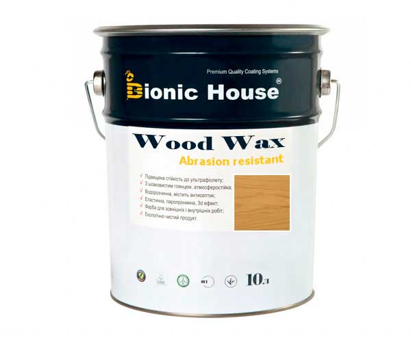 

Краска для дерева WOOD WAX Bionic-House 10л Орегон