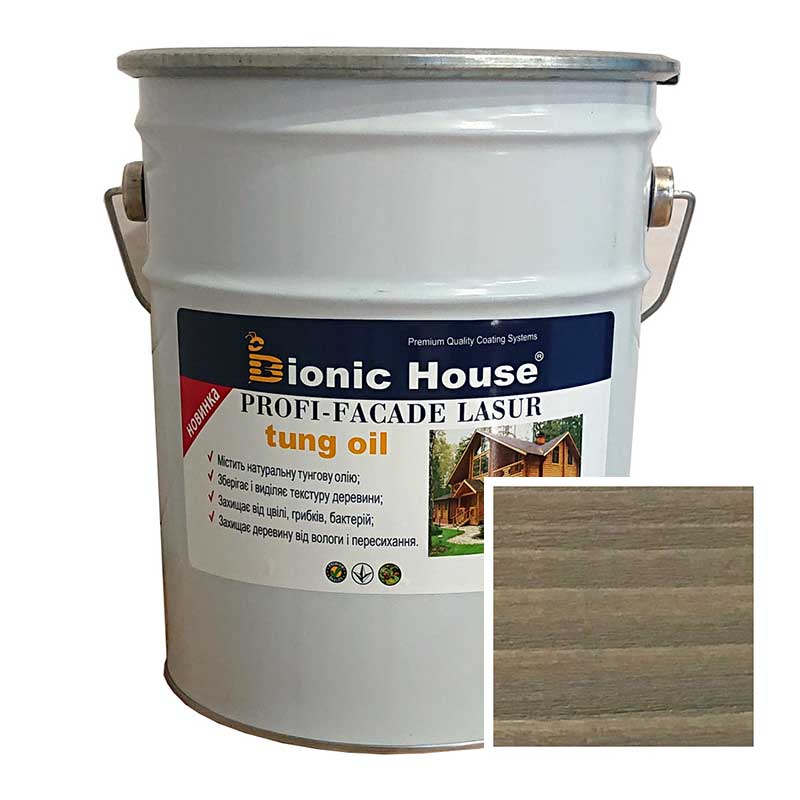 

Краска для дерева PROFI-FACADE LASUR tung oil 10л Ольха