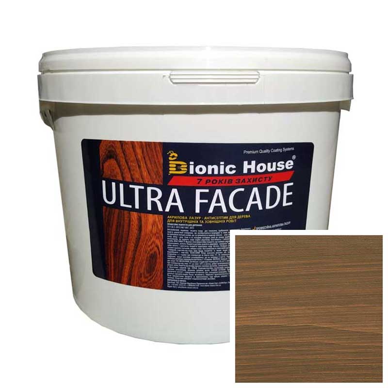 

Краска для дерева фасадная, длительного срока службы ULTRA FACADE 10л Хаки