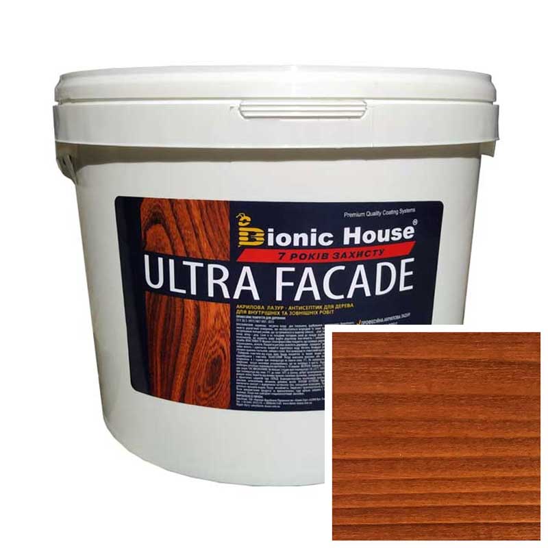 

Краска для дерева фасадная, длительного срока службы ULTRA FACADE 10л Коньяк