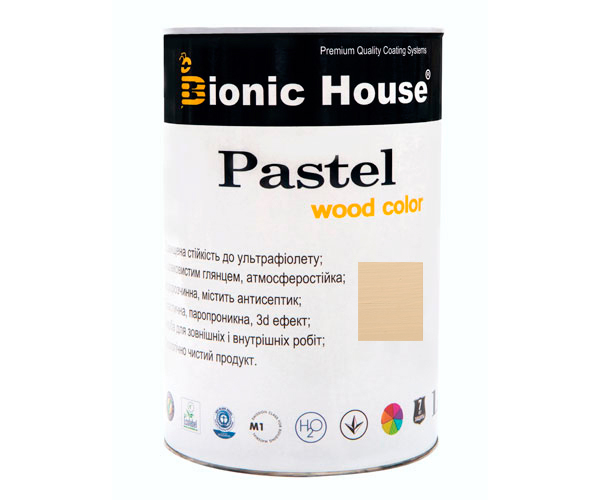 

Краска для дерева PASTEL Wood Color Bionic-House 0,8л БейлисР204