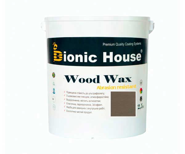 

Краска для дерева WOOD WAX Bionic-House 2,5л Умбра