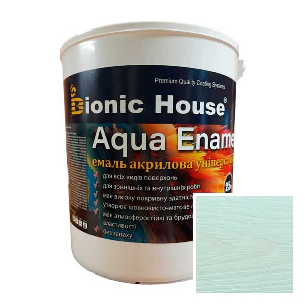 

Краска-эмаль для дерева Bionic-House Aqua Enamel 2,5л Мальдивы