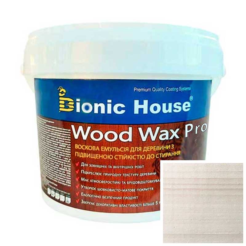 

Краска для дерева WOOD WAX PRO безцветная база Bionic-House 0,8л Белый Дуб